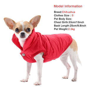 Waterproof Dog Coat Winter Fleece Clothes For Small Dogs Cats Thick Puppy Jacket Pet Vest Chihuahua Yorkshire Costume Overalls