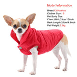 Waterproof Dog Coat Winter Fleece Clothes For Small Dogs Cats Thick Puppy Jacket Pet Vest Chihuahua Yorkshire Costume Overalls