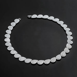 Fashion 4 PCS Party Accessories Earrings Necklace Bracelet Ring Cubic Zircon Wedding Bridal Jewelry Set for Women