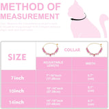 Luxury Gemstone Dog Cat Collar Gold Chain Necklace Fashion Pet Jewelry Accessories Puppy Diamond Collar for Small Medium Dogs