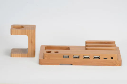 Wooden Stand for iPhone and Multi-Function Tablets