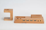 Wooden Stand for iPhone and Multi-Function Tablets